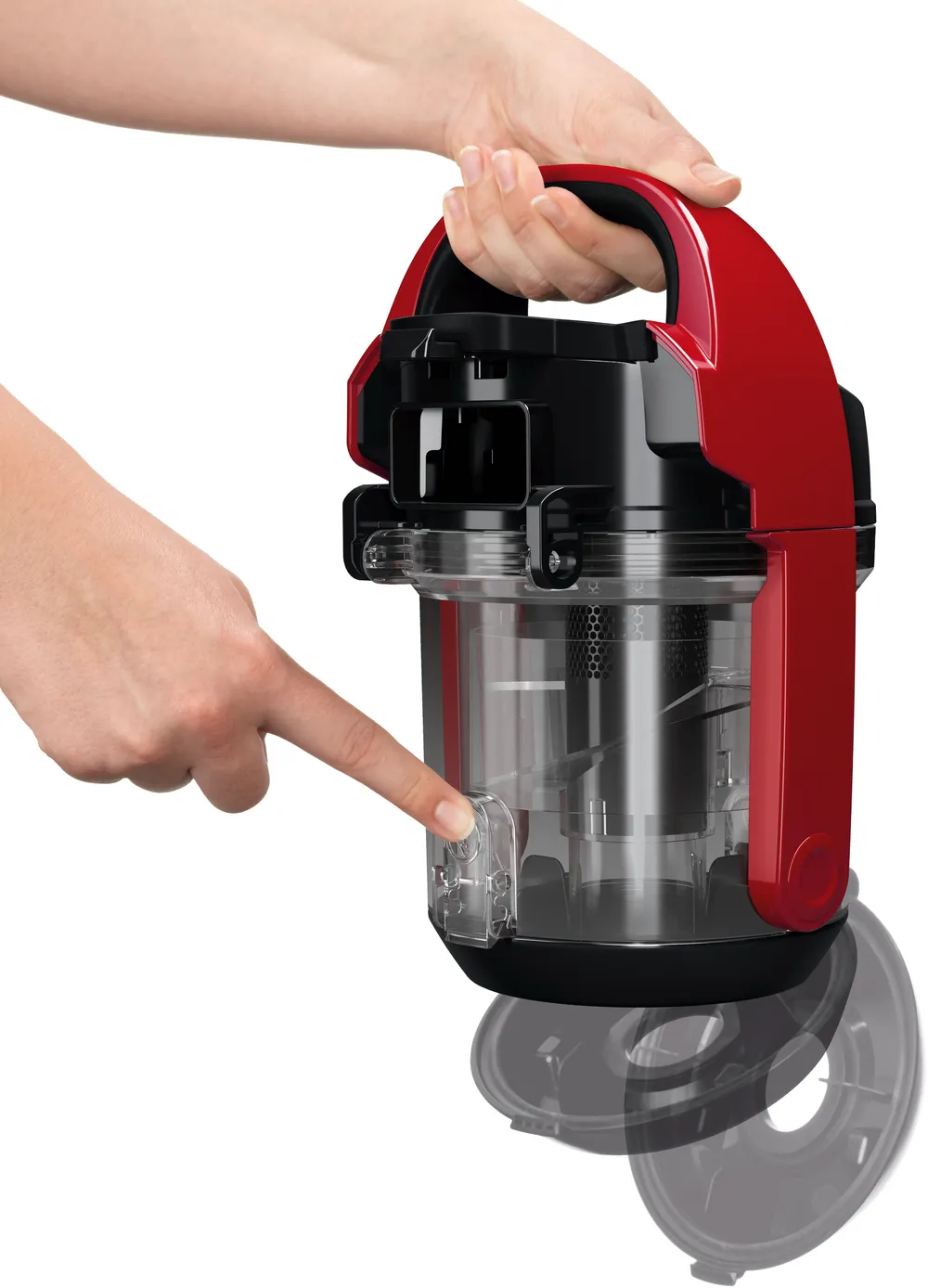 Bosch | Vacuum Cleaner | BGC05AAA2 Serie 2 | Bagless | Power 700 W | Dust capacity 1.5 L | Red - Image 5