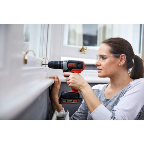 BLACK & DECKER | Cordless Drill Driver | BCD001C1-QW | 18 V | 1.5 Ah | Lithium - Image 2