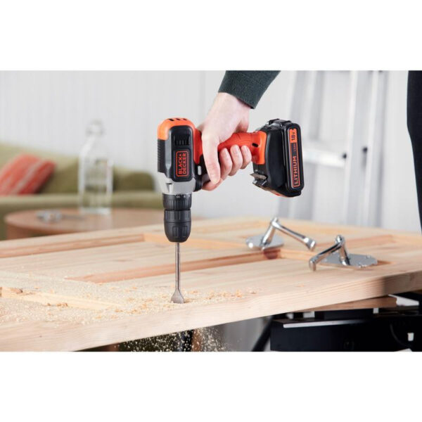 BLACK & DECKER | Cordless Drill Driver | BCD001C1-QW | 18 V | 1.5 Ah | Lithium - Image 3