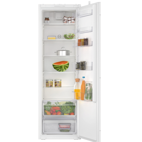 Bosch Refrigerator | KIR815SE0 | Energy efficiency class E | Built-in | Larder | Height 177.2 cm | Fridge net capacity 310 L | Freezer net capacity 0 L | 35 dB | White