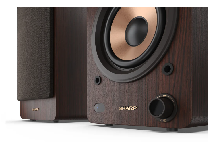 Sharp CP-SS30 Bookshelf Speakers, Brown | Sharp | Speakers | CP-SS30(BR) Bookshelf | 60 W | Bluetooth | Brown | Wireless connection - Image 11