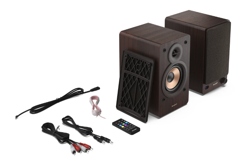 Sharp CP-SS30 Bookshelf Speakers, Brown | Sharp | Speakers | CP-SS30(BR) Bookshelf | 60 W | Bluetooth | Brown | Wireless connection - Image 13