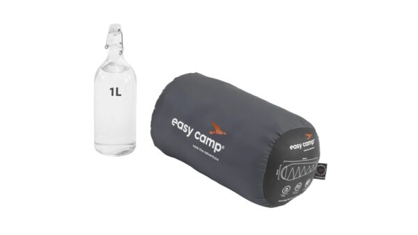 Easy Camp Starling Mummy Black 8°C | Sleeping Bag | 210 x 75 x 50 cm | -5 to 12 °C | Two-way open-end, autolock - Image 3