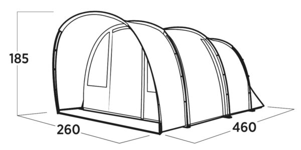 Easy Camp Tent | Skarvan 4 | 4 person(s) | Blue - Image 6
