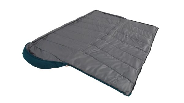 Easy Camp Raven I Square 2°C | Sleeping Bag | 220 x 80 cm | -12 to 7 °C | Two-way open-end, L-shaped, autolock - Image 2