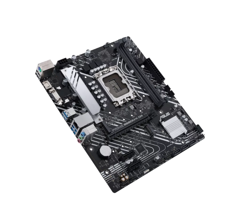 Asus | PRIME B660M-K D4 | Processor family Intel | Processor socket LGA1700 | DDR4 DIMM | Supported hard disk drive interfaces SATA, M.2 | Number of SATA connectors 4 - Image 5