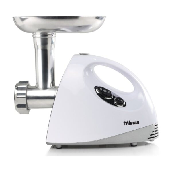 Tristar | VM-4210 Meat Grinder | White | 3 Stainless steel grinding plates, Aluminum grinder head, Aluminum hopper tray, Sausage stuffer, Kubbe attachment, Sausage accessory, Stainless steel blade - Image 5