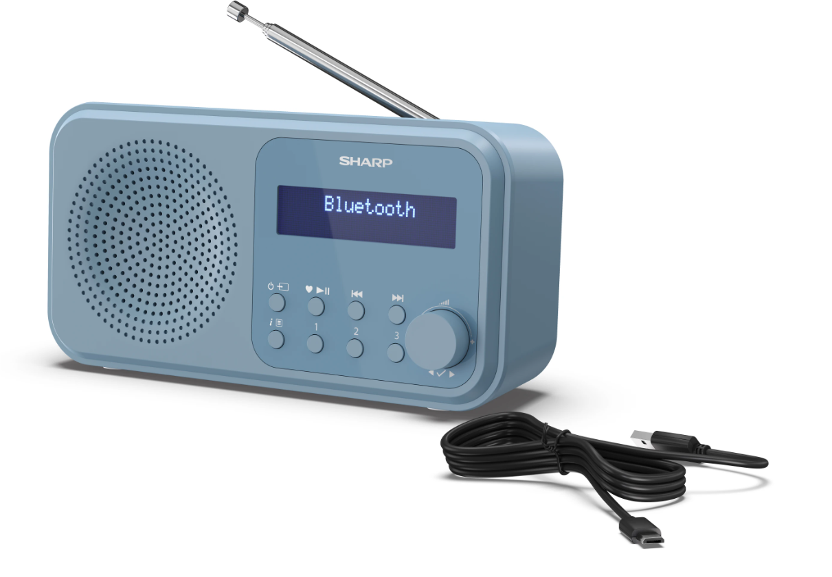 Sharp | Tokyo Digital Radio | DR-P420(BL) | Bluetooth | Blue | Portable | Wireless connection - Image 10