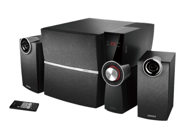 Edifier | C2XD | R/L: RMS 9W x 2SW: RMS 35W W | Black | 2.1 Multimedia speaker - Image 2