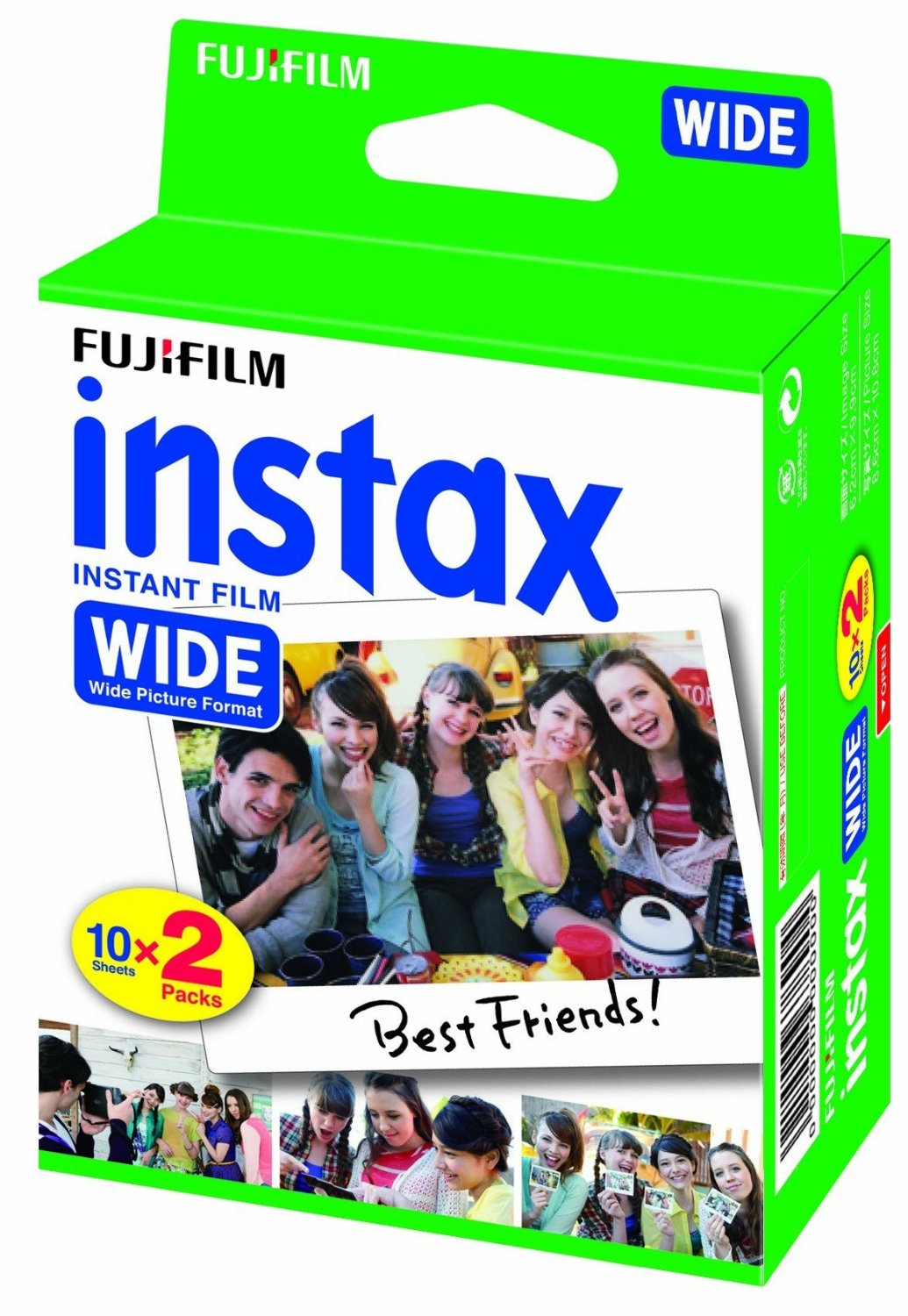 Fujifilm | Instax Wide Glossy (10plx2) Film | 108 x 86 mm | Quantity 20 - Image 2