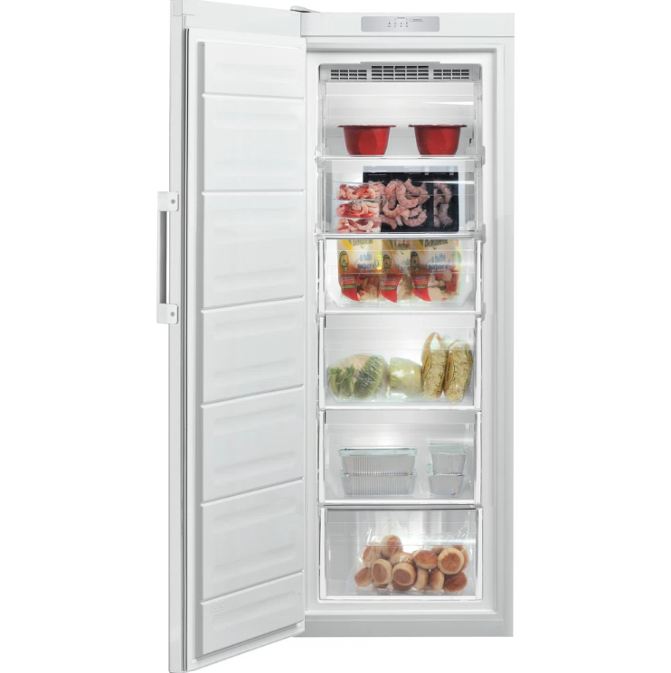 Indesit UI6 F2T W Freezer, E, Free standing, Height 1.67 m, Freezer net 228 L, White | INDESIT | Energy efficiency class E | Free standing | Height 167 cm | Total net capacity 228 L | White - Image 2