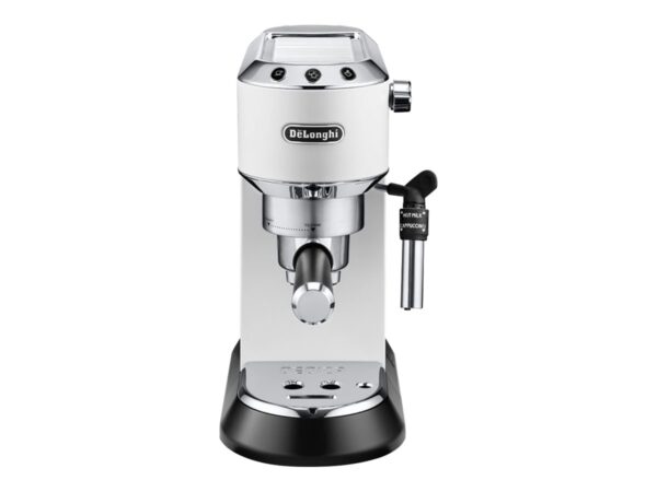 Delonghi | Dedica Pump Espresso | EC685W | Pump pressure 15 bar | Built-in milk frother | Semi-automatic | 1300 W | White - Image 4