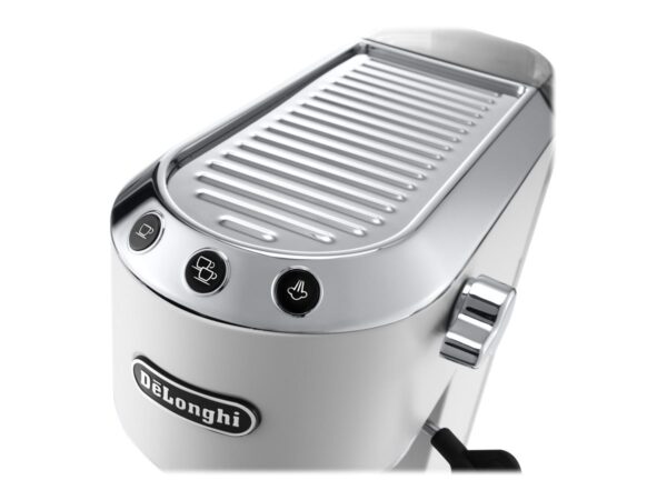 Delonghi | Dedica Pump Espresso | EC685W | Pump pressure 15 bar | Built-in milk frother | Semi-automatic | 1300 W | White - Image 5