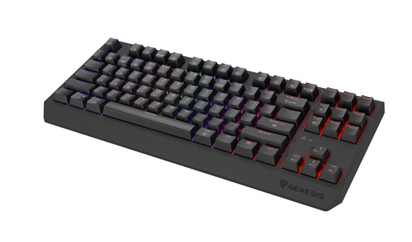 Genesis THOR 230 | Mechanical Gaming Keyboard | Wireless | US | Black | 2.4 GHz, Bluetooth, USB | Outemu Silent Lemon
