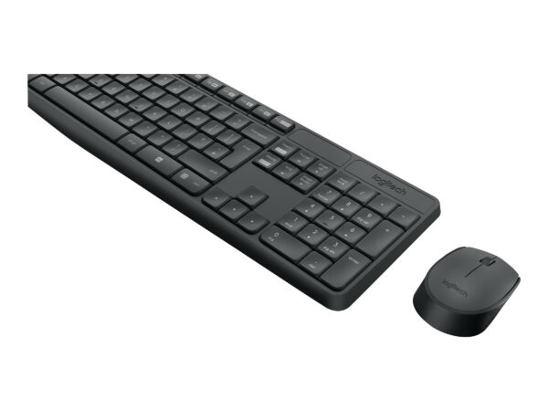 Logitech | MK235 | Keyboard and Mouse Set | Wireless | Mouse included | Batteries included | US | Black | 475 g - Image 2
