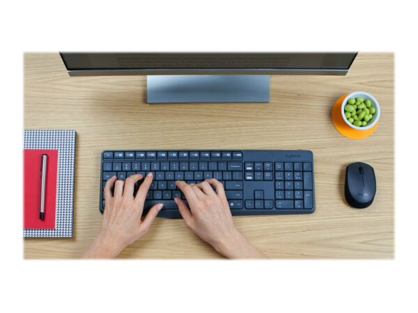 Logitech | MK235 | Keyboard and Mouse Set | Wireless | Mouse included | Batteries included | US | Black | 475 g - Image 16