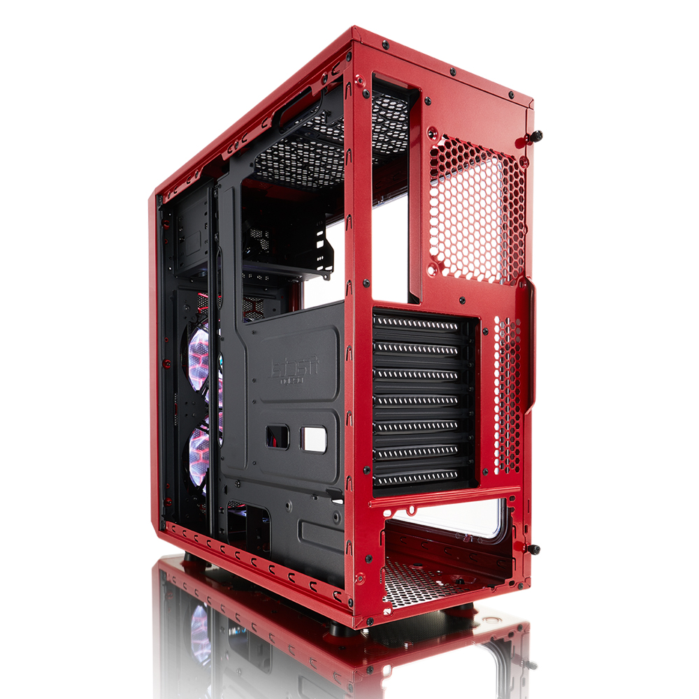 Fractal Design | Focus G | FD-CA-FOCUS-RD-W | Side window | Left side panel - Tempered Glass | Red | ATX | Power supply included No | ATX - Image 7