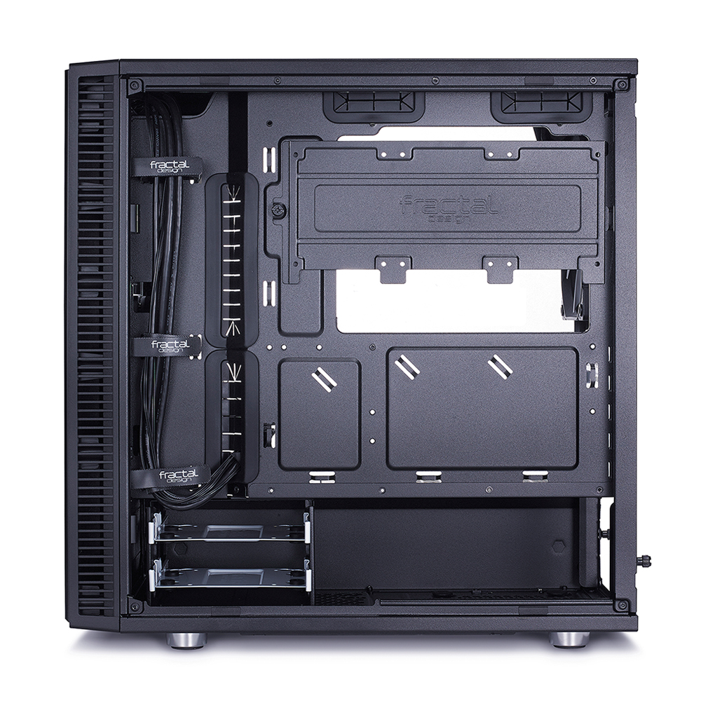 Fractal Design | Define Mini C TG | FD-CA-DEF-MINI-C-BK-TG | Side window | Left side panel - Tempered Glass | Black | Micro ATX | Power supply included No | ATX - Image 5