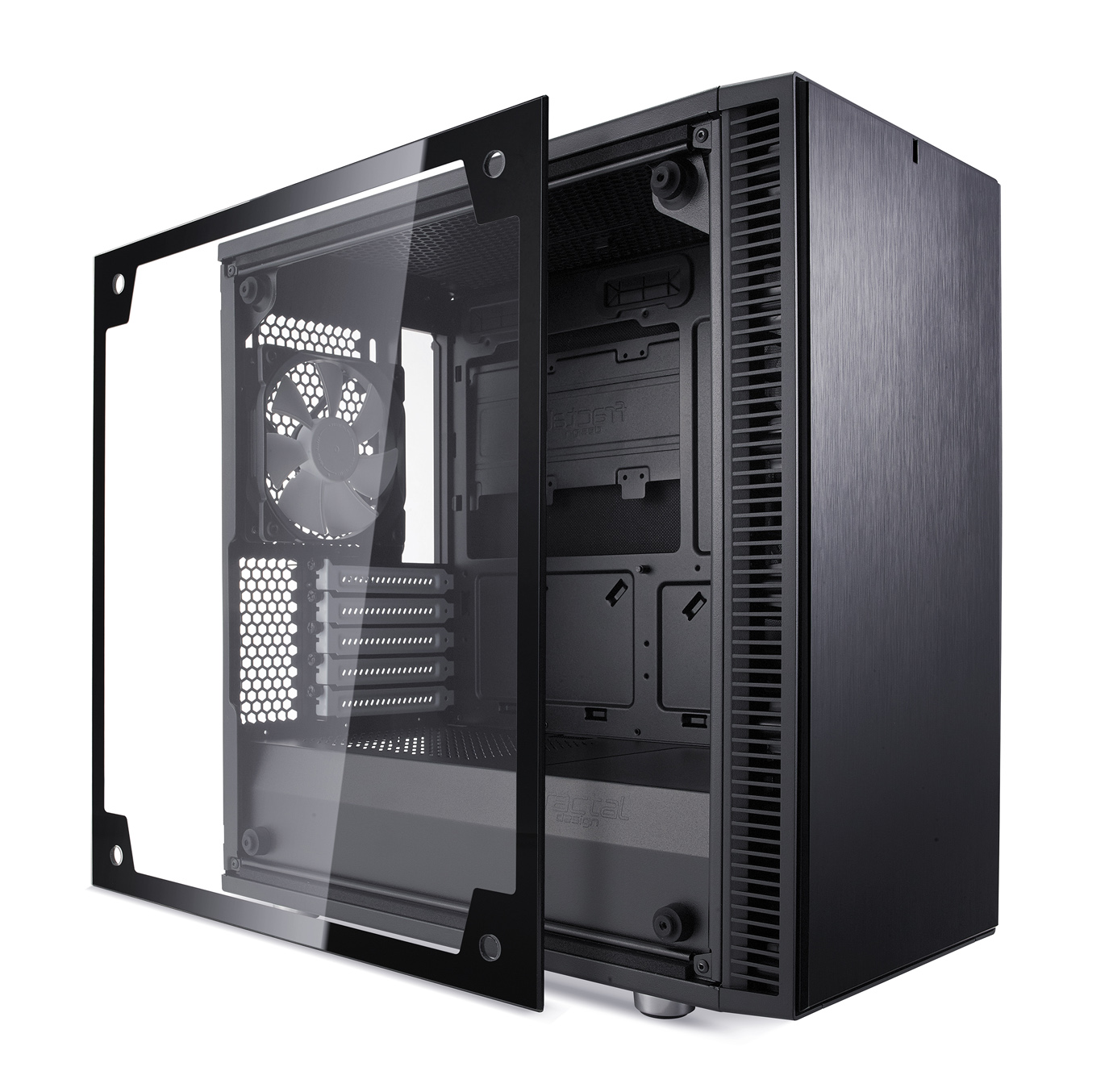 Fractal Design | Define Mini C TG | FD-CA-DEF-MINI-C-BK-TG | Side window | Left side panel - Tempered Glass | Black | Micro ATX | Power supply included No | ATX - Image 13