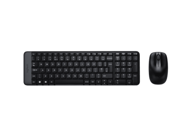 Logitech | Combo Wireless Keyboard and Mouse | MK220 | Keyboard and Mouse | Wireless | Mouse included | US | Black | N/A