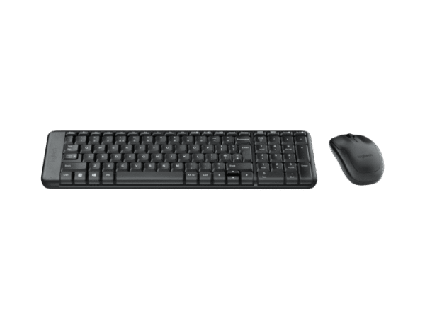 Logitech | Combo Wireless Keyboard and Mouse | MK220 | Keyboard and Mouse | Wireless | Mouse included | US | Black | N/A - Image 3
