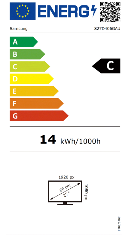 Samsung | LS27D406GAUXEN | 27 " | IPS | FHD | 16:9 | 100 Hz | 5 ms | 1920 x 1080 pixels | 200 cd/m² | HDMI ports quantity 2 | Black - Image 22