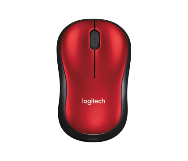 Logitech | Mouse | M185 | Wireless | Red