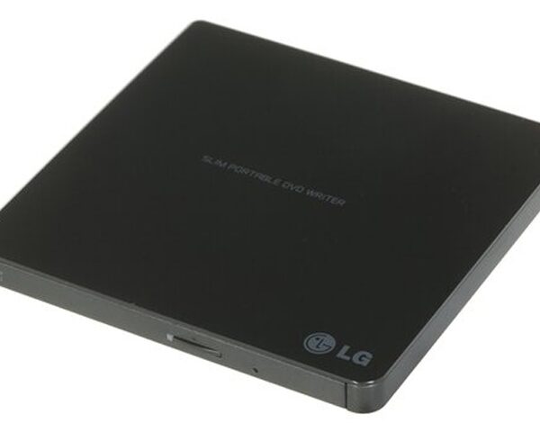 H.L Data Storage | Ultra Slim Portable DVD-Writer | GP57EB40 | Interface USB 2.0 | DVD±R/RW | CD read speed 24 x | CD write speed 24 x | Black | Desktop/Notebook