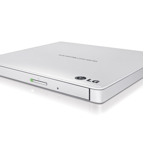 H.L Data Storage | Ultra Slim Portable DVD-Writer | GP57EW40 | Interface USB 2.0 | DVD±R/RW | CD read speed 24 x | CD write speed 24 x | White | Desktop/Notebook