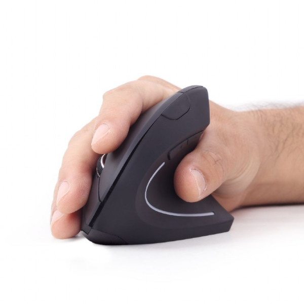 Gembird | MUSW-ERGO-01 | 2.4GHz Wireless Optical Mouse | Optical Mouse | USB | Black - Image 9