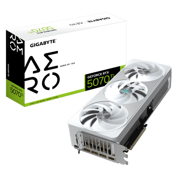 Gigabyte GeForce RTX 5070 Ti AERO OC 16G | NVIDIA | 16 GB | GeForce RTX 5070 Ti | HDMI ports quantity 1 | PCI-E 5.0