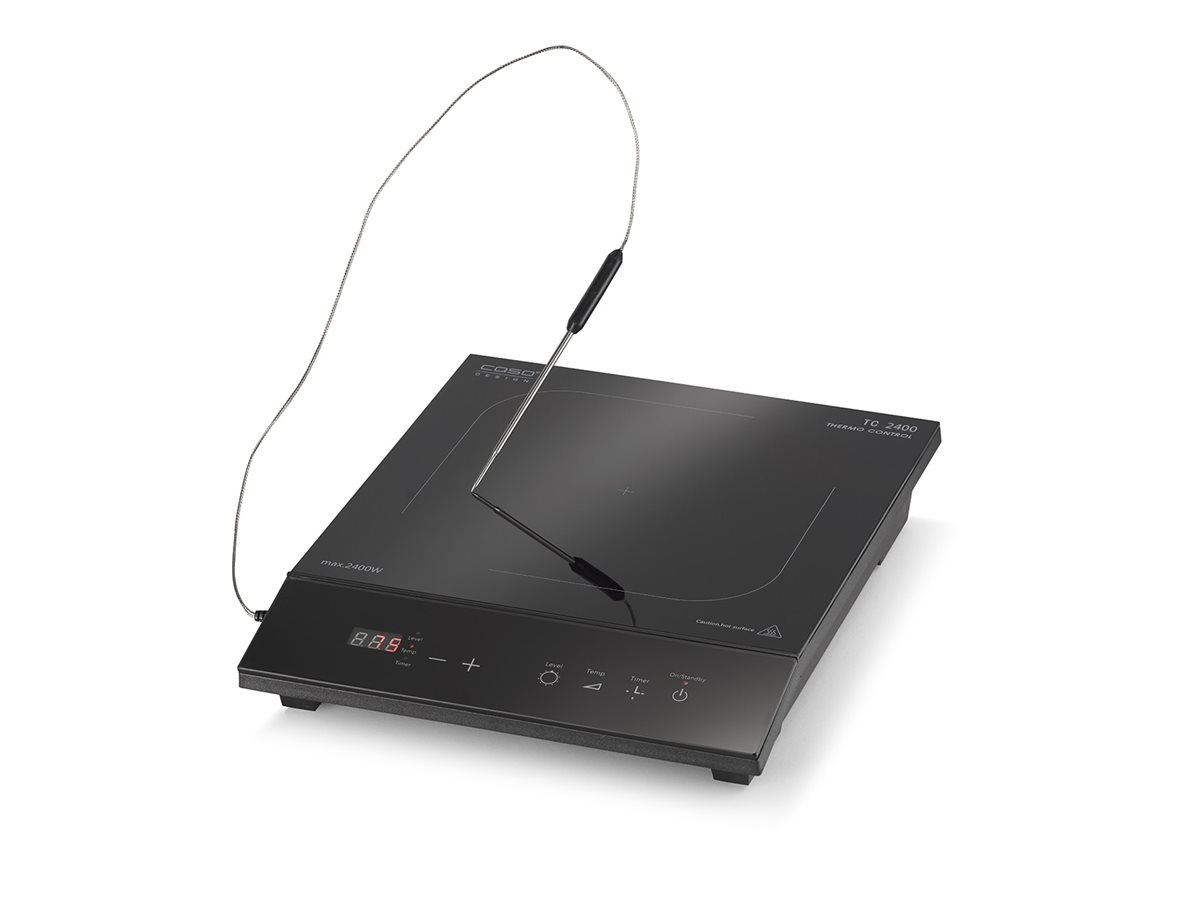 Caso | Table hob | TC 2400 ThermoControl | Number of burners/cooking zones 1 | Sensor touch | Black | Induction - Image 2