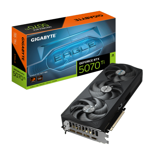 Gigabyte GeForce RTX 5070 Ti EAGLE OC SFF 16G | NVIDIA | 16 GB | GeForce RTX 5070 Ti | GDDR7 | HDMI ports quantity 1 | PCI-E 5.0