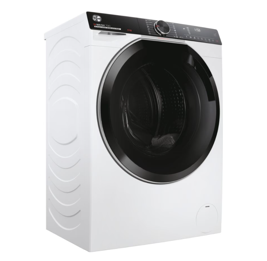 Hoover | Washing Machine | H7W449AMBC-S | Energy efficiency class A | Front loading | Washing capacity 9 kg | 1400 RPM | Depth 51 cm | Width 60 cm | LED | Steam function | Wi-Fi | White - Image 5