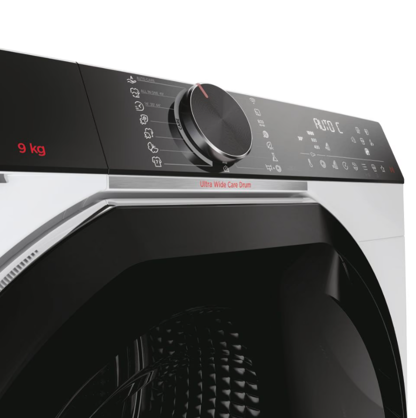 Hoover | Washing Machine | H7W449AMBC-S | Energy efficiency class A | Front loading | Washing capacity 9 kg | 1400 RPM | Depth 51 cm | Width 60 cm | LED | Steam function | Wi-Fi | White - Image 11