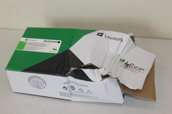 SALE OUT. Lexmark B222H00 Black High Yield Return Program Toner Cartridge | Lexmark B222H00 High Yield Return Program | Toner cartridge | Black | DAMAGED PACKAGING