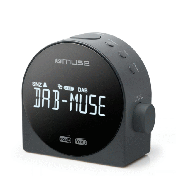 Muse M-185 CDB DAB/DAB+ DUAL Alarm Clock Radio, Portable, Black | Muse | M-185 CDB | Alarm function | Black