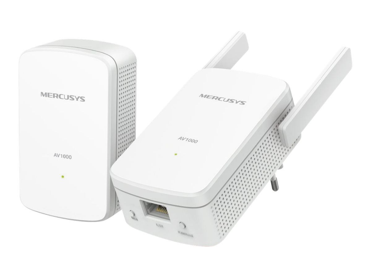 Mercusys | AV1000 Gigabit Powerline Wi-Fi Kit | MP510 KIT | 1000 Mbit/s | Ethernet LAN (RJ-45) ports 1 | 802.11n - Image 2