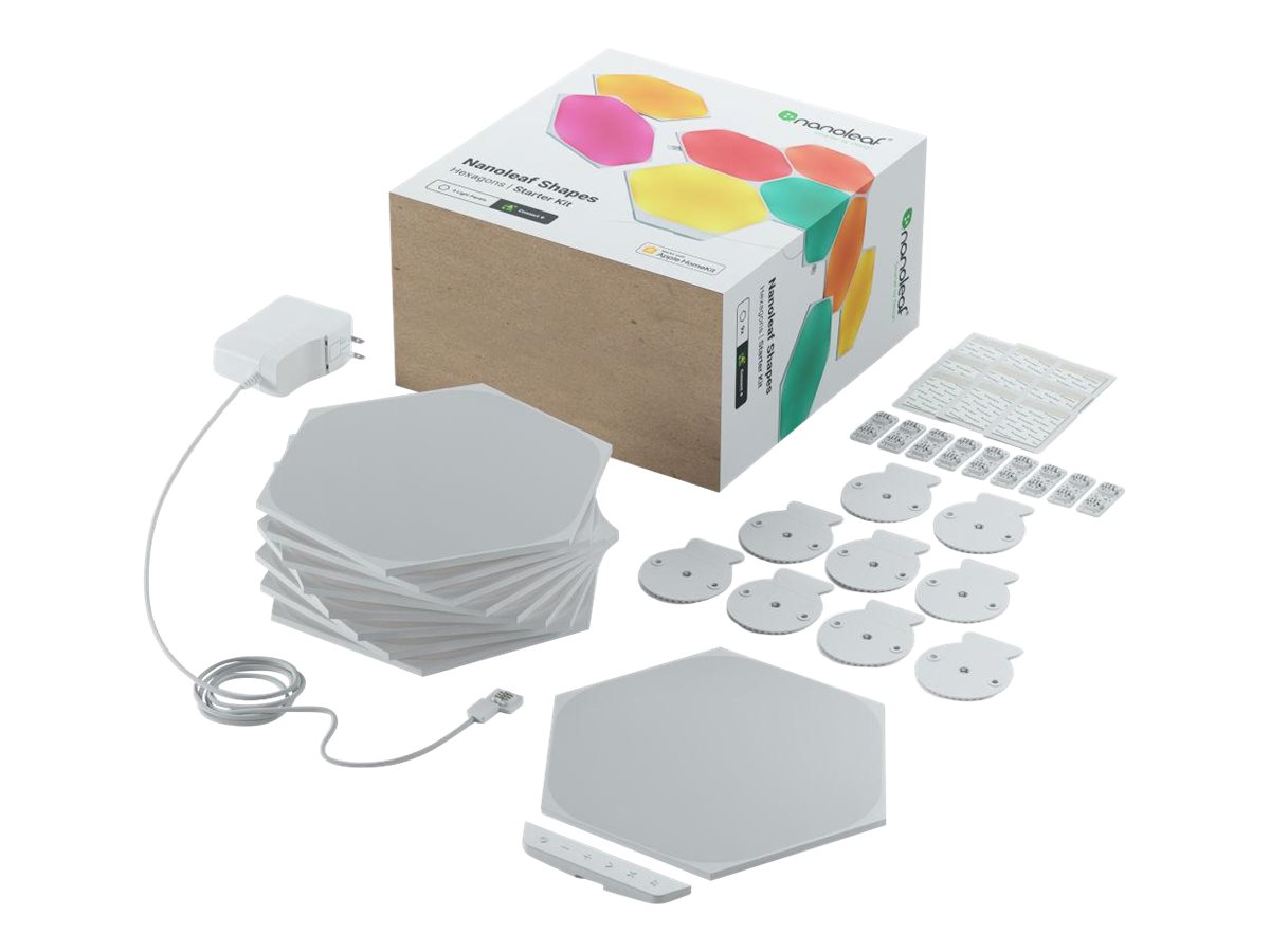 Nanoleaf | Shapes Hexagons Starter Kit (9 panels) | 16M+ - Image 2