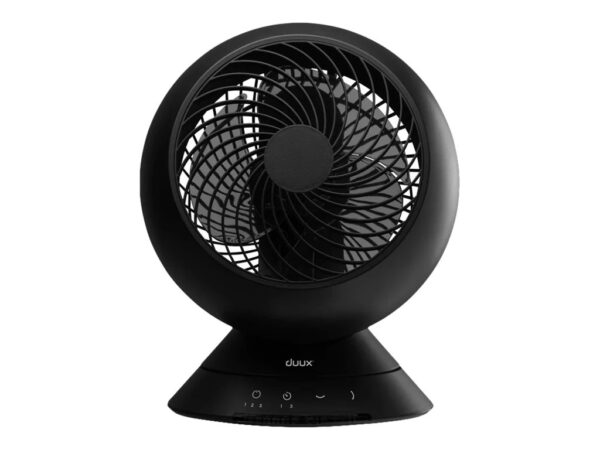 Duux | Fan | Globe | Table Fan | Black | Diameter 26 cm | Number of speeds 3 | Oscillation | 23 W | Remote control - Image 5