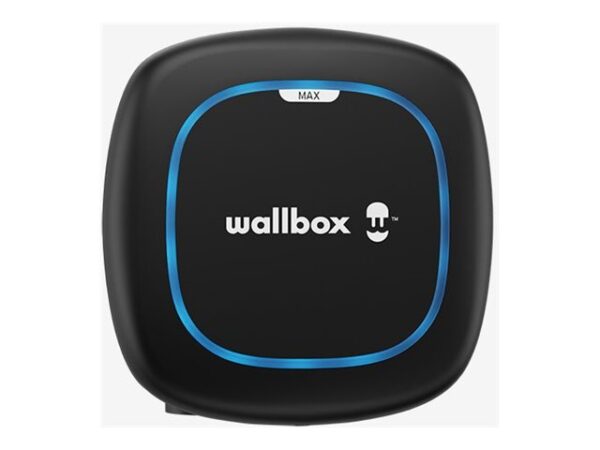 Wallbox | Electric Vehicle charge | Pulsar Max | 22 kW | Wi-Fi, Bluetooth | Pulsar Max retains the compact size and advanced performance of the Pulsar family while featuring an upgraded robust design, IK10 protection rating, and even easier installation. Pulsar Max is controlled by the myWallbox app via WiFi and Bluetooth and is compatible with all Wallbox Energy Management functionalities | 5 m | Black - Image 2