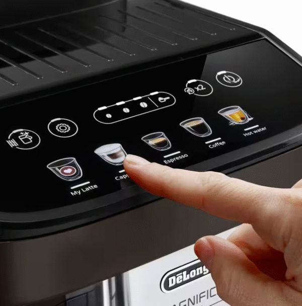 Delonghi | Coffee Maker | ECAM293.61 BW Magnifica Evo | Pump pressure 15 bar | Built-in milk frother | Fully automatic | 1450 W | Black - Image 3