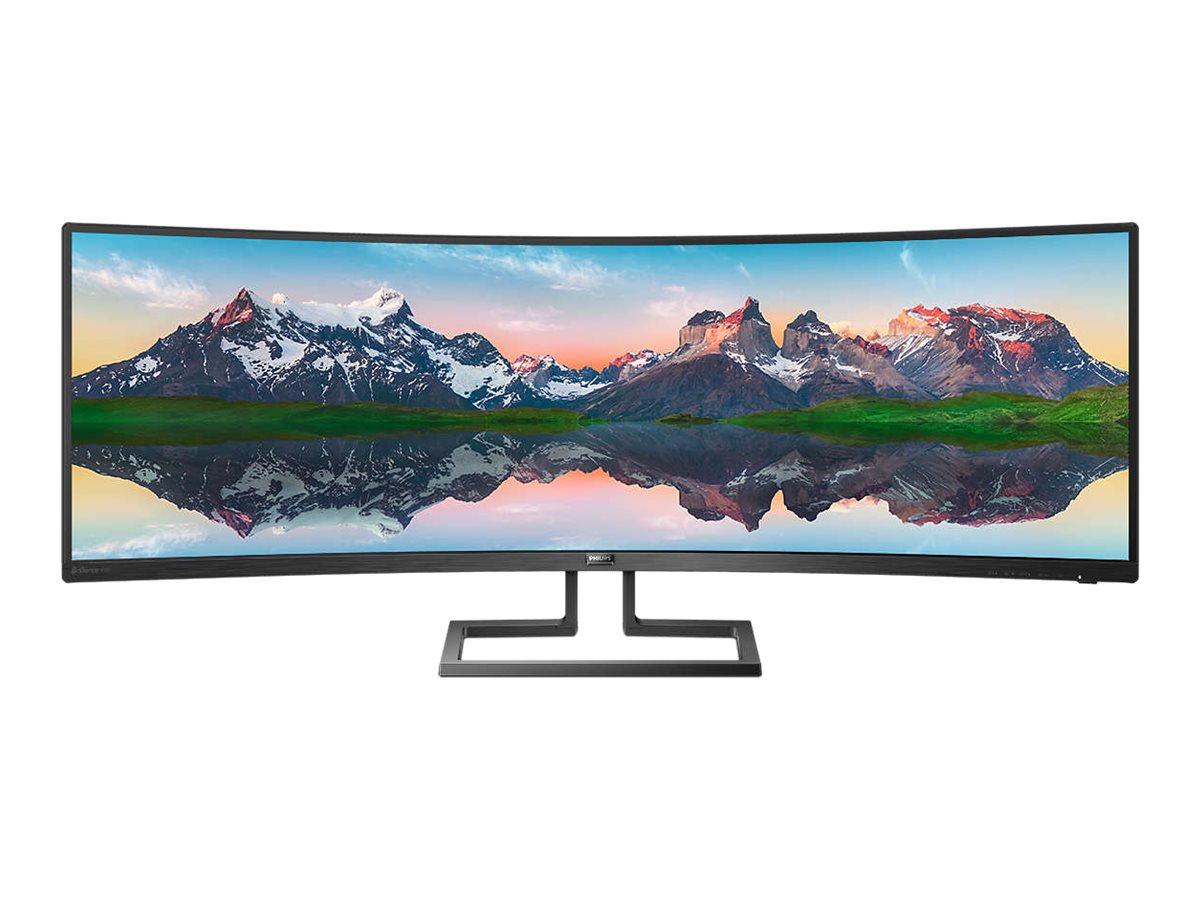 Philips | Curved LCD Display | 498P9/00 | 48.8 " | VA | Dual QHD | 32:9 | 70 Hz | 5 ms | 5120 x 1440 pixels | 450 cd/m² | Headphone out | HDMI ports quantity 2 | Black - Image 2
