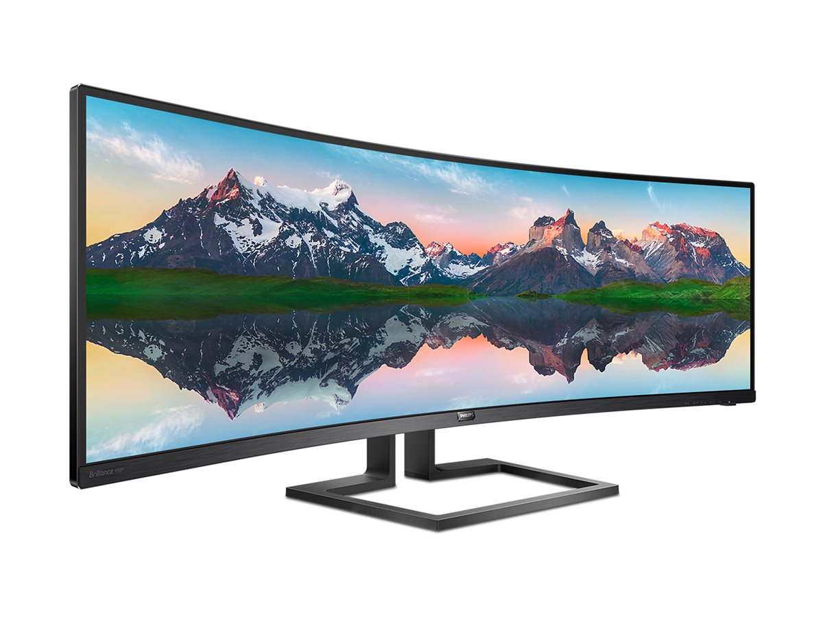Philips | Curved LCD Display | 498P9/00 | 48.8 " | VA | Dual QHD | 32:9 | 70 Hz | 5 ms | 5120 x 1440 pixels | 450 cd/m² | Headphone out | HDMI ports quantity 2 | Black - Image 7