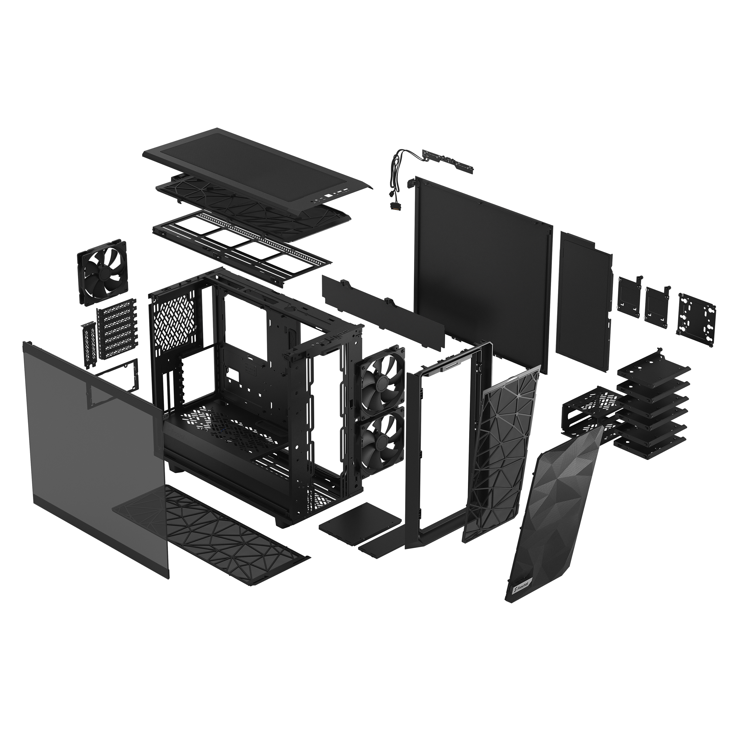 Fractal Design | Meshify 2 Light Tempered Glass | Black | ATX - Image 15