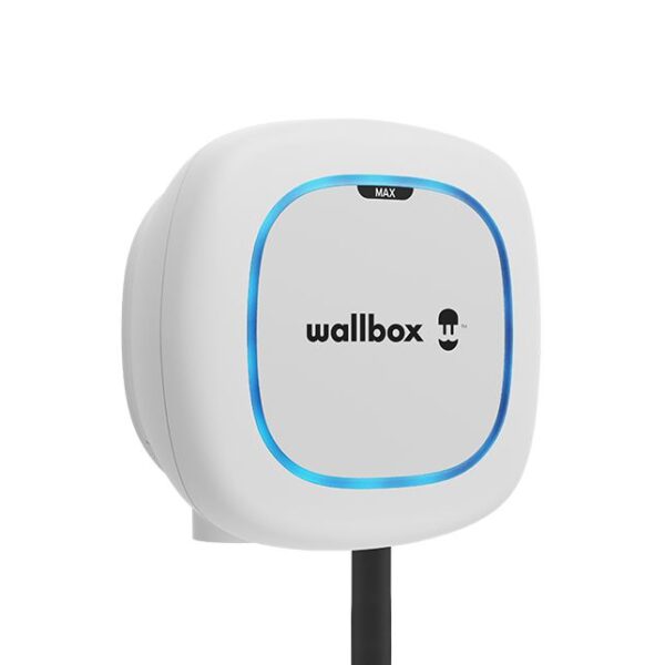 Wallbox | Electric Vehicle charge | Pulsar Max | 11 kW | Wi-Fi, Bluetooth | Pulsar Max retains the compact size and advanced performance of the Pulsar family while featuring an upgraded robust design, IK10 protection rating, and even easier installation. Pulsar Max is controlled by the myWallbox app via WiFi and Bluetooth and is compatible with all Wallbox Energy Management functionalities | 5 m | White - Image 2