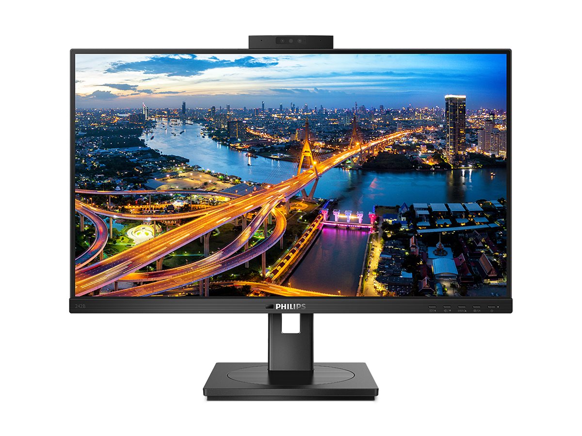 Philips | LCD Monitor with Windows Hello Webcam | 242B1H/00 | 23.8 " | IPS | FHD | 16:9 | 75 Hz | 4 ms | 1920 x 1080 pixels | 250 cd/m² | HDMI ports quantity 1 | Black - Image 2