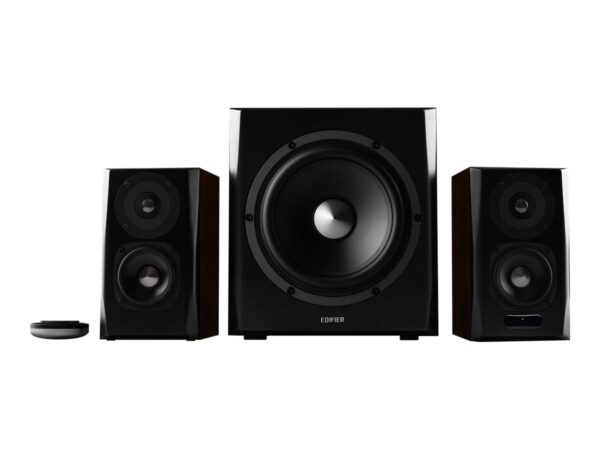 Edifier | Old School Style Modern Sound Bluetooth Speaker | S350DB | Bluetooth | Dark Brown/Black | 150 W | Wireless connection
