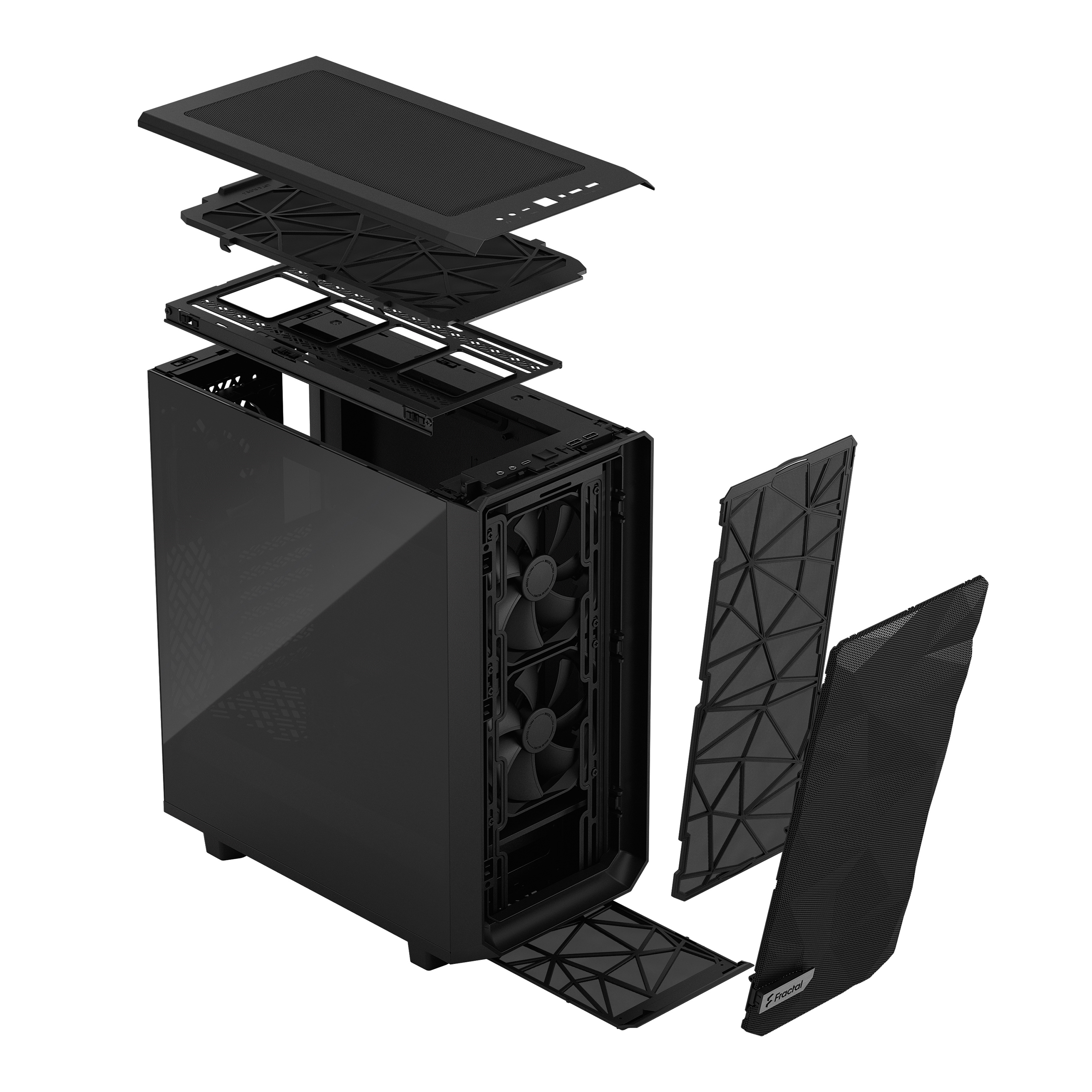 Fractal Design | Meshify 2 Compact Dark Tempered Glass | Black | ATX - Image 9