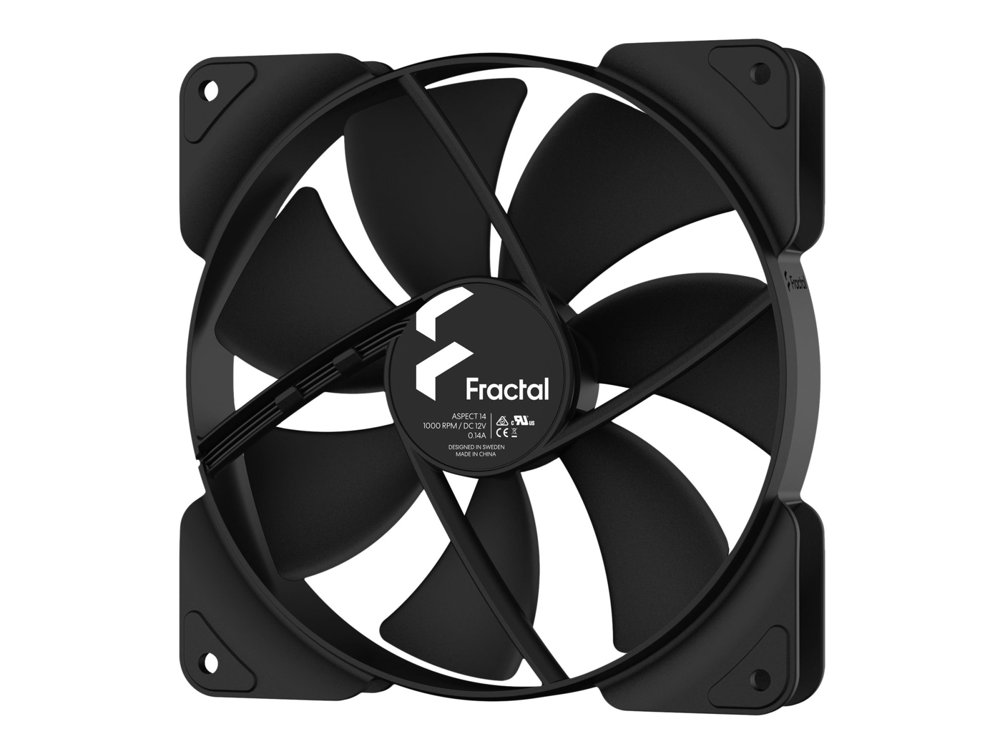 Fractal Design | Aspect 14 Black | Case fan - Image 4
